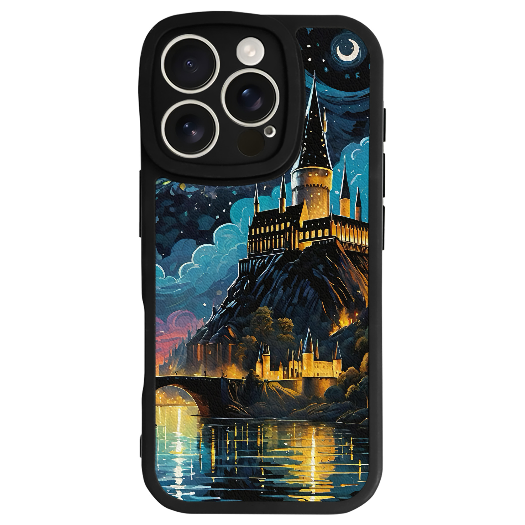 （画像用） Harry Potter ハリー・ポッターシリーズ 【iPhone 16シリーズ対応】シリコンスマホケース（レザー調） 材質：シリコン